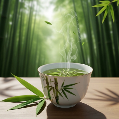 ชาใบไผ่ (Bamboo Leaf Tea)